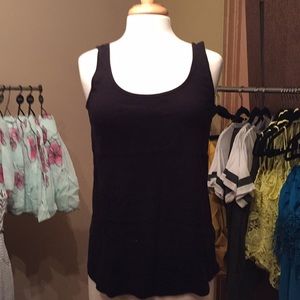 Black tank top